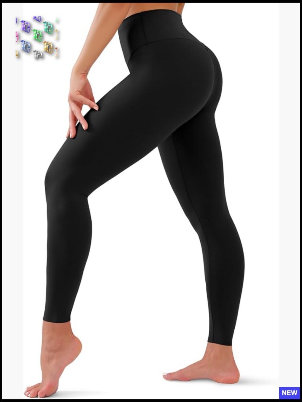 High Waisted Leggings Tummy Control Yoga Pants Workout Running Athleisure